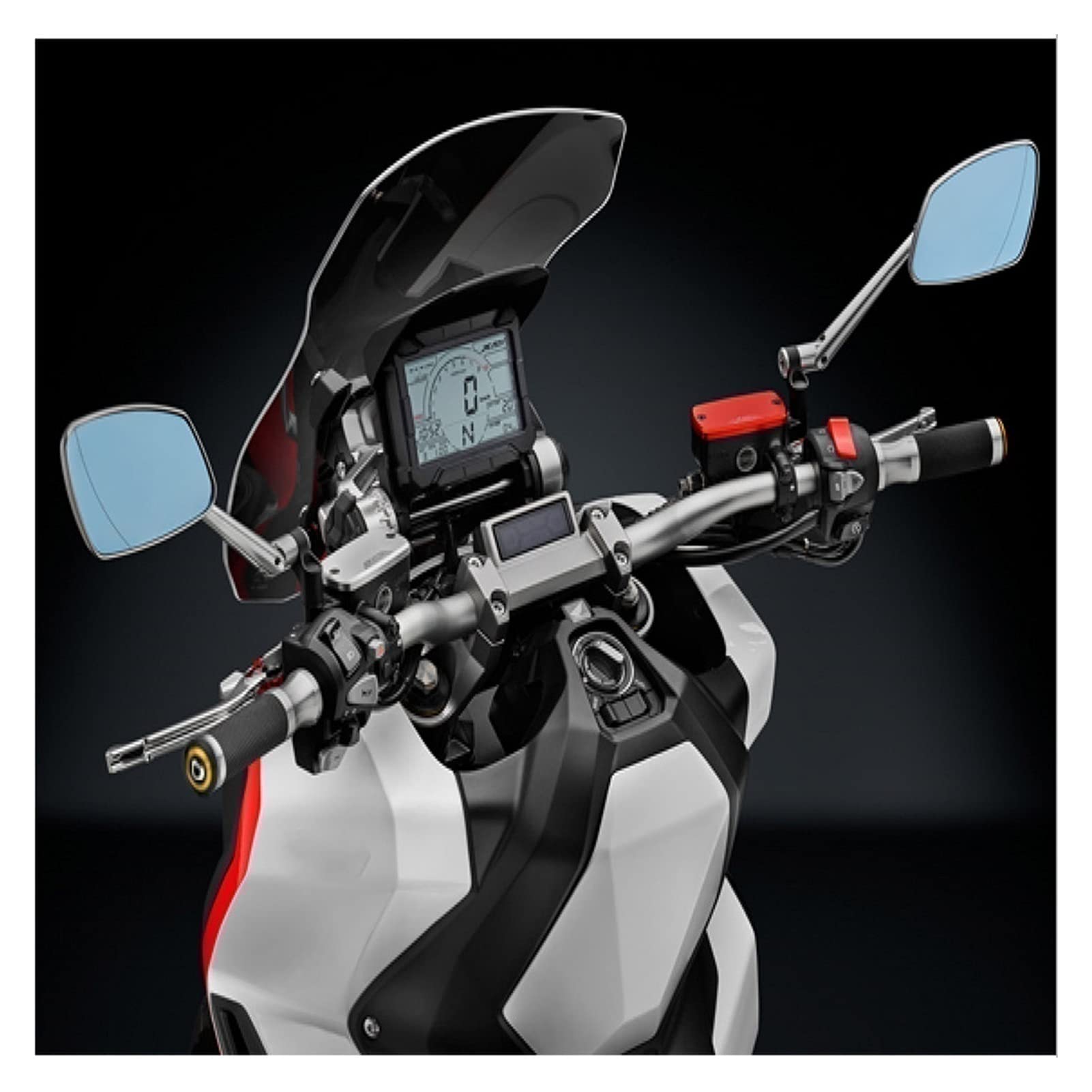 Embouts De Guidon Moto Aluminium Noir - Pour Yamaha YZF R1, R3, R6, FZ, Etc. - Réduction Des Vibrations - 9