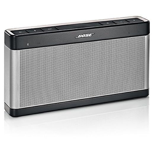 Bose SoundLink Bluetooth III - Enceintes Portables (sans Fil, Secteur, Batterie/Pile, Universel, Argent, Intégré, Lithium-ION (Li-ION))