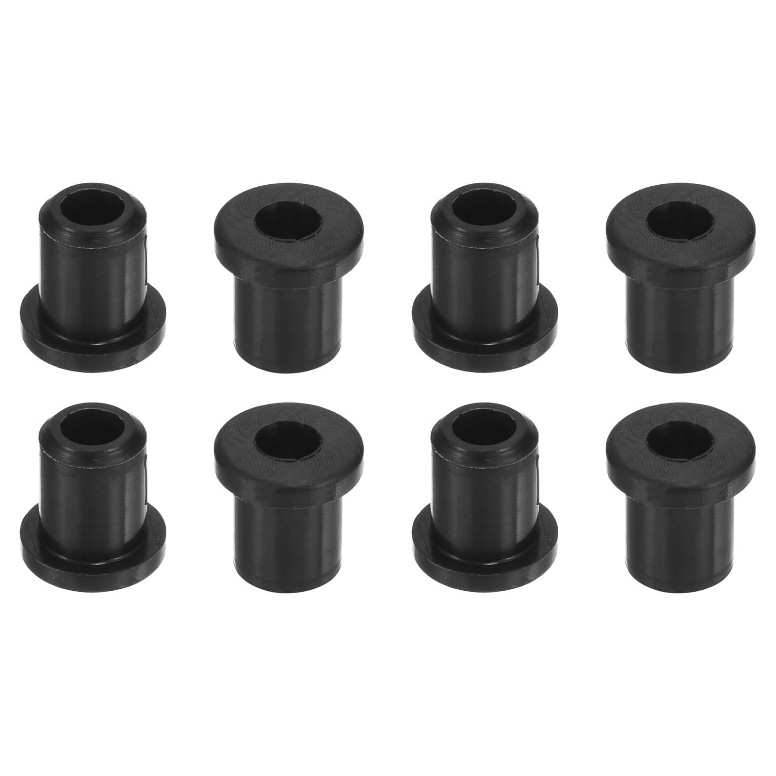 36Pcs Black Silicone Rubber Grommet 1/4"(6mm) Drill Hole, 3/16"(4mm) ID Top Hat Hole Plug Cable Wire Cover for Desk, Office and Automotive Wiring