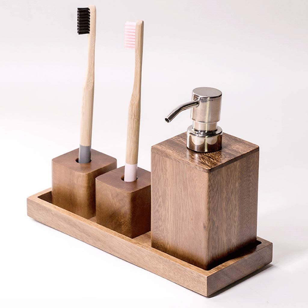 zeepdispensers Walnut Wood Liquid Soap Dispenser, Lotion zeepdispensers Walnut Wood Liquid Soap Dispenser, Lotion