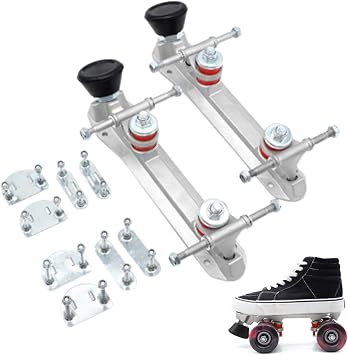 Two-Row Plate Skate Base Bottom, Aluminum Alloy Drift Skates Plate, Shoes Modification Parts, Skate Base for Shoes, Roller Skate Shoes Accessories, Thanksgiving Skate Attachment, Christmas Skate
