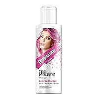 Vista 1 de Rebellious Colours - Tinte semipermanente vegano para el cabello, 2.4 fl oz (rosa flamenco)