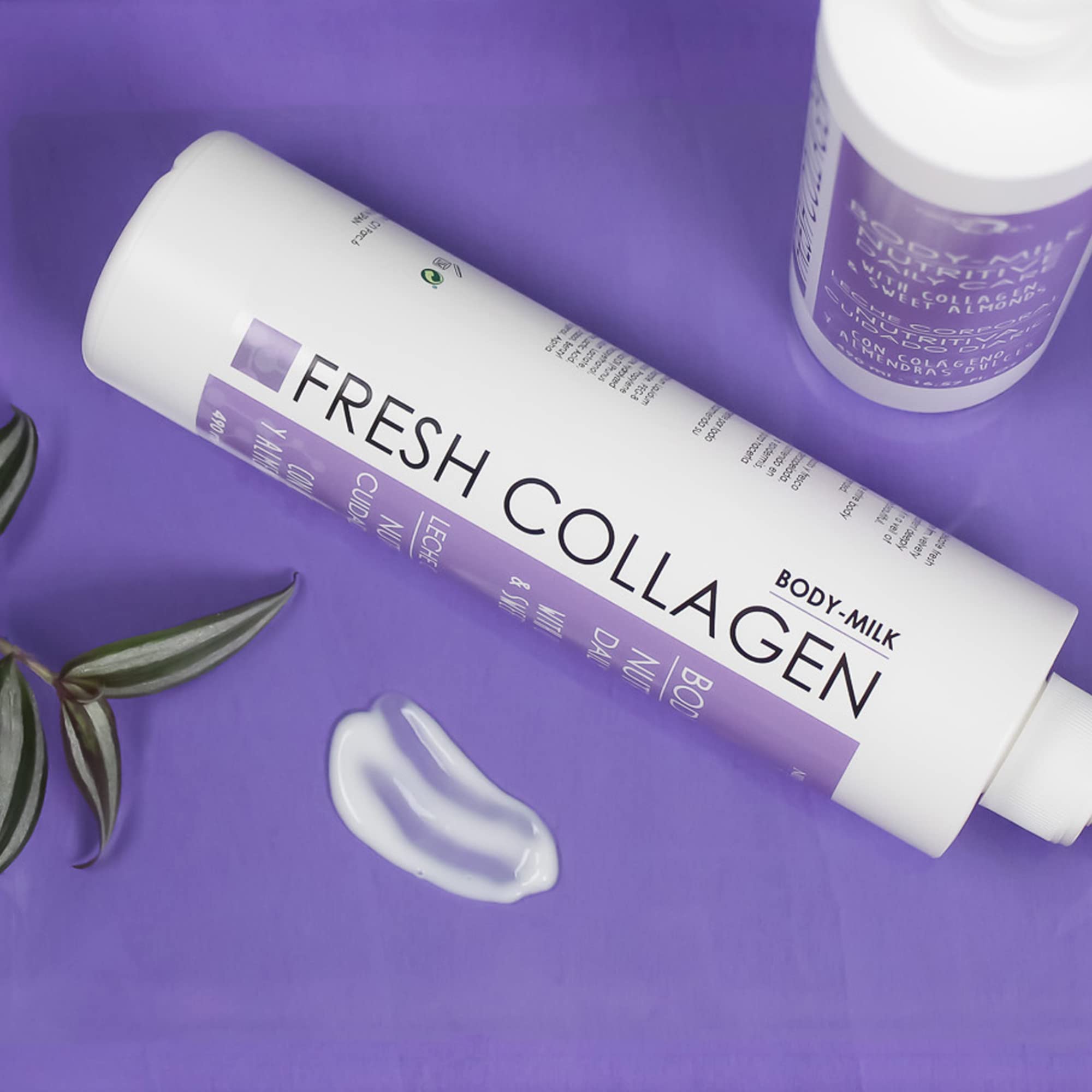 Noche Y Dia Frische Kollagen-Körpermilch, feuchtigkeitsspendende und straffende Lotion für trockene Haut, mit Milchsäure und Glycin, 500 ml