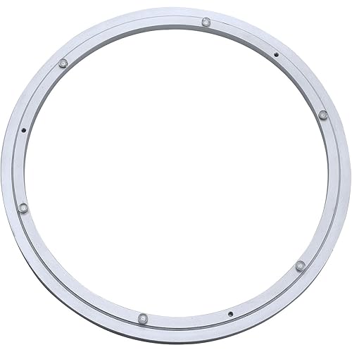 TamBee 20 Inch Lazy Susan Hardware Mute Turntable Bearing 450 lbs Load Capacity Heavy Duty Lazy Susan Parts Kit Rotating Ring Mechanism for Dining Tables, DIY Projects(Base Only)