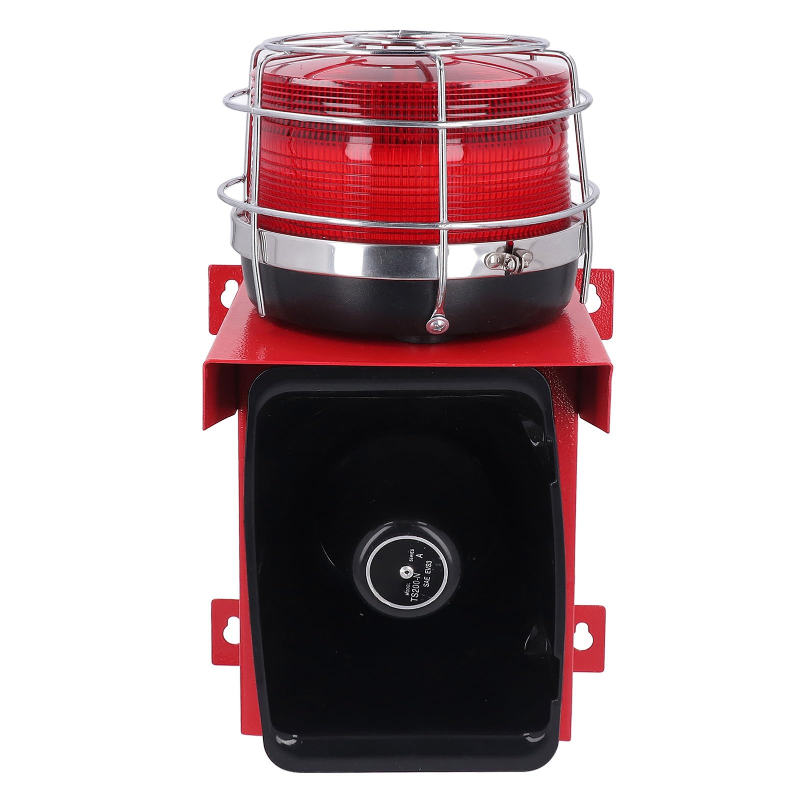 Industrie-Alarmsirene, 120 DB, 100 W, Horn, Stroboskop, Lautes Blinken, Alarmsirene, Wasserdicht, Außensirene, Sicherheitsalarmhorn, Innenwarnsirene für die Ha