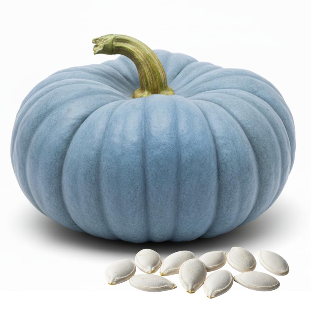 Exotic Blue Pumpkin Seeds | 20 Seeds Packet | Blue Jarrahdale Pumpkin Seeds