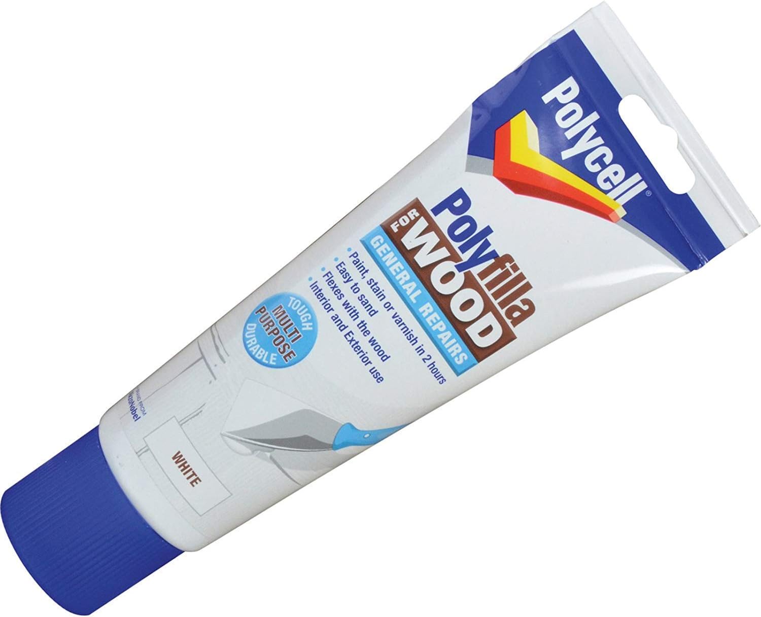 Polycell Polyfilla Wood Filler General Repairs, 330g Tube