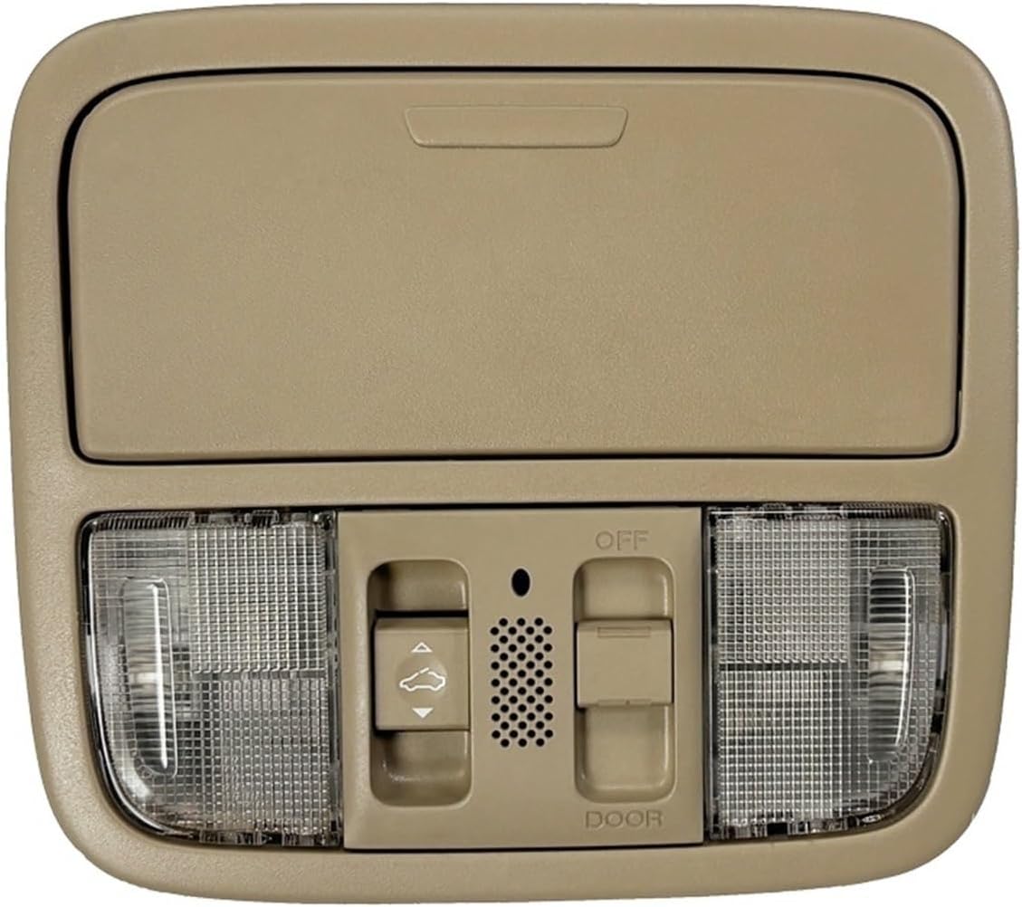 Car Interior Roof Light Compatible for Honda CRV 2006-2012 Front Reading Lamp Dome Ceiling Light T Glasses Case with Sunroof Switch