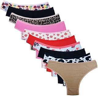 Kit 10 Calcinhas Tanga Algodão Dia A Dia Básica Lingerie