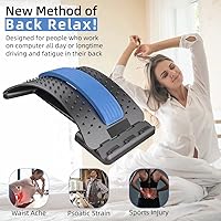 Vista 1 de Back Stretcher, Stretcher for Lower Back, 4-Level Back Cracker, for Truck Driver, Bus Driver,car Driver, Office, Home use, Back Massager, (Green)