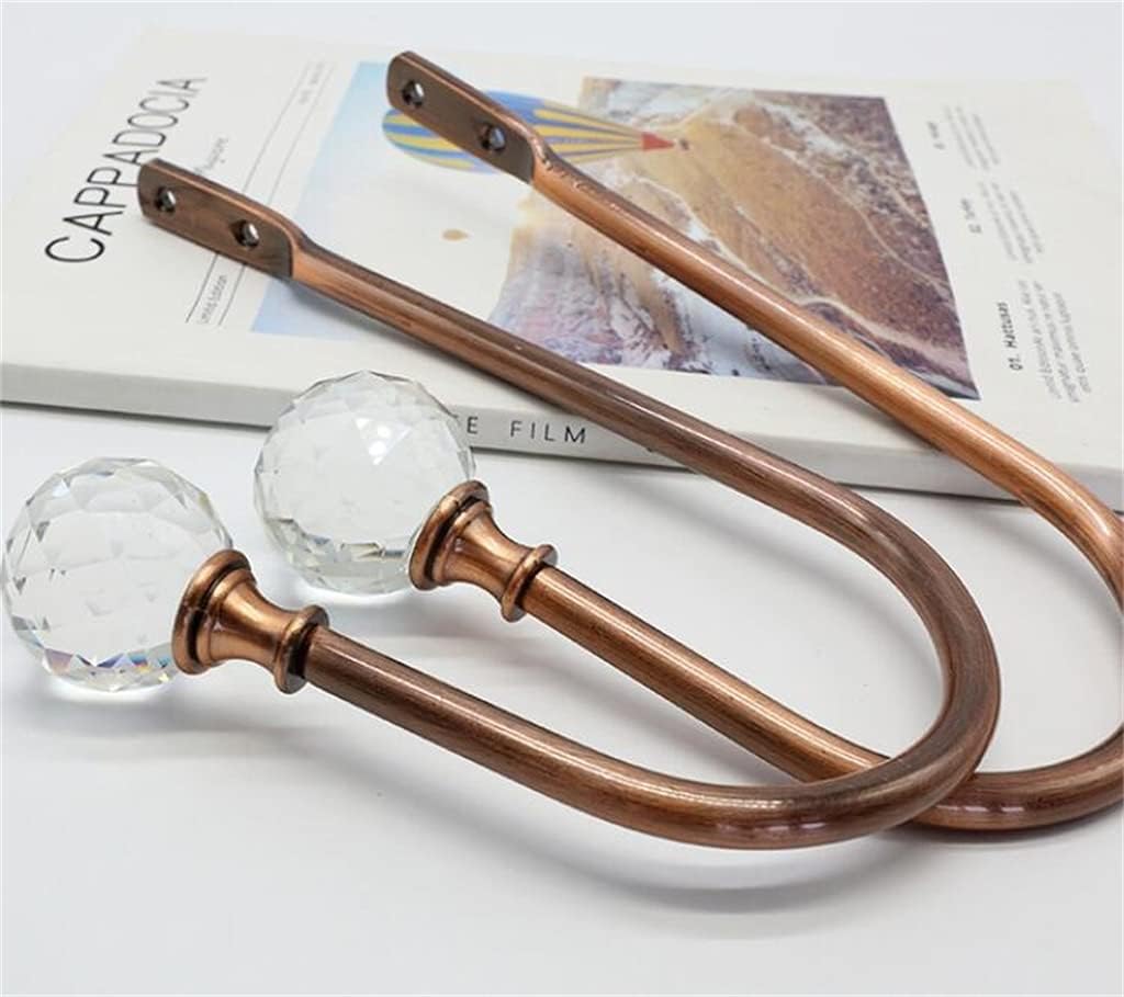 Curtain Hook Wall U-Shaped Crystal Interior Decoration(D)