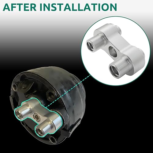 Miniatura 7 de Motoparty Adaptador de compresor de CA para LS GM R4 montaje CNC aluminio reconstruir nuevo AC compresor billet aluminio recto adaptador