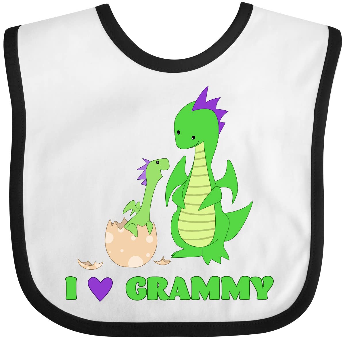 inktastic I Love Grammy Baby Bib