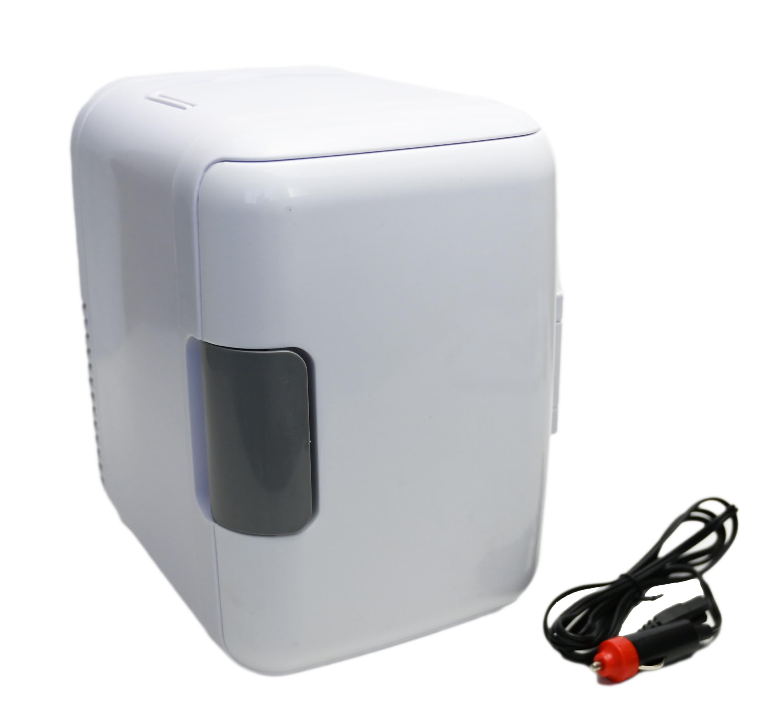 Mini car Fridge 4 Litre Compact and Portable Powered Thermoelectric System Cooler and Warmer for Cars, Homes, Offices, and Dorms Portable Power Cooler Heater Desktop Mini Refrigerator