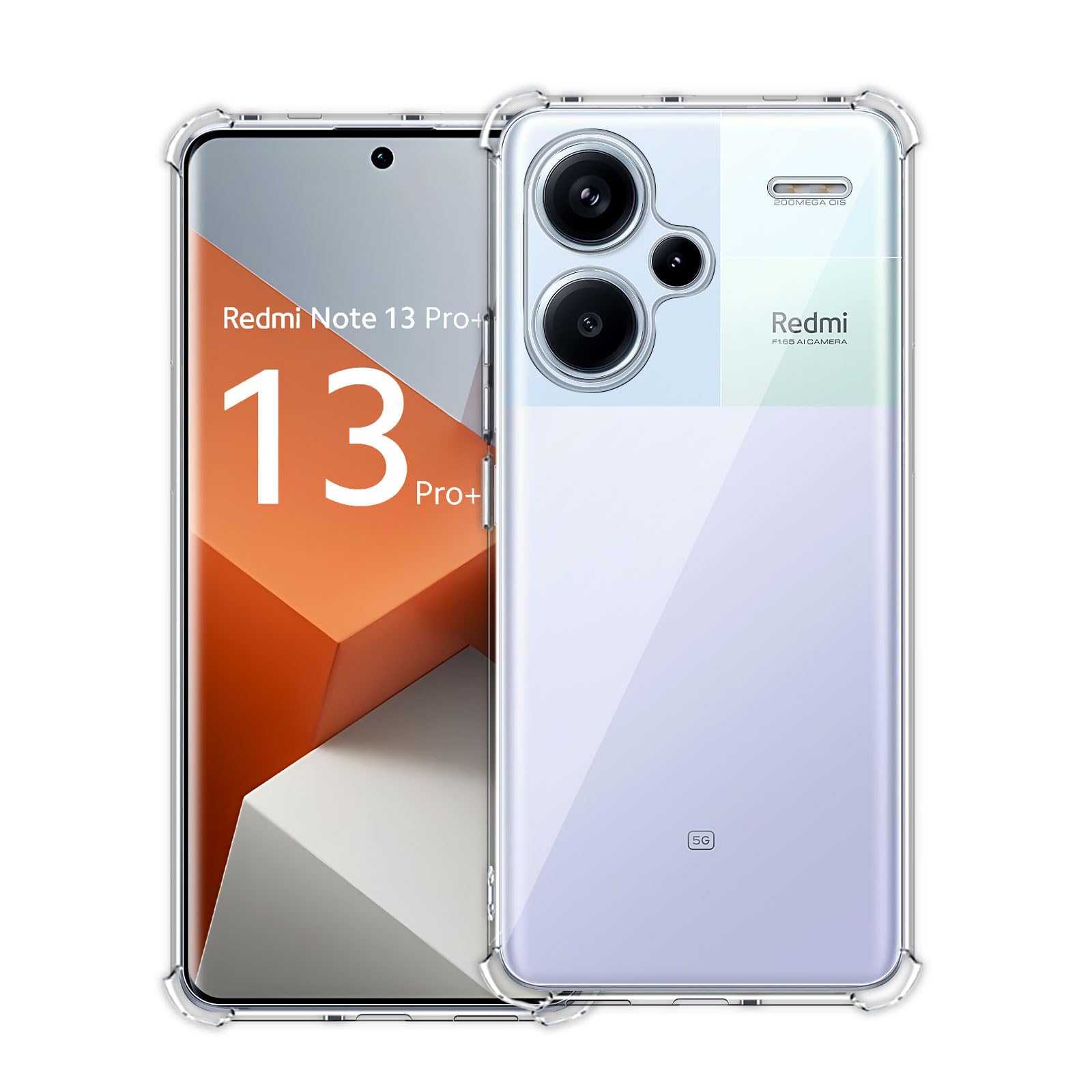 Aazon.co: Fofvccv Funda Transparente Para Xiaoi Redi Note 14 Pro 5G