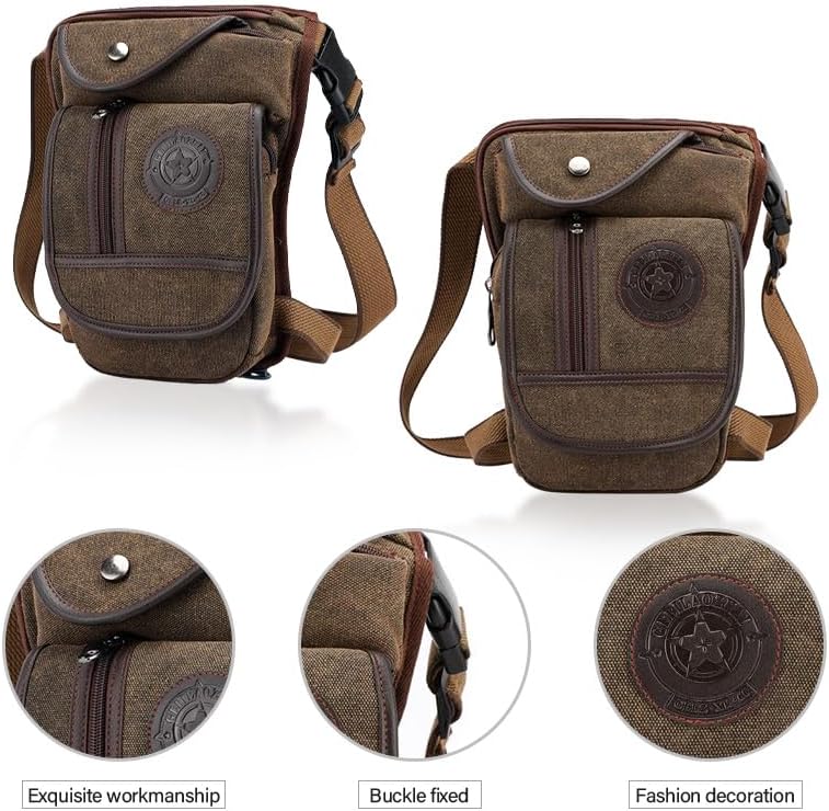 レッグバッグ メンズ ドロップレッグバッグ ファニーパック オートバイ ライディング カジュアル ショルダー クロスボディ 太もも