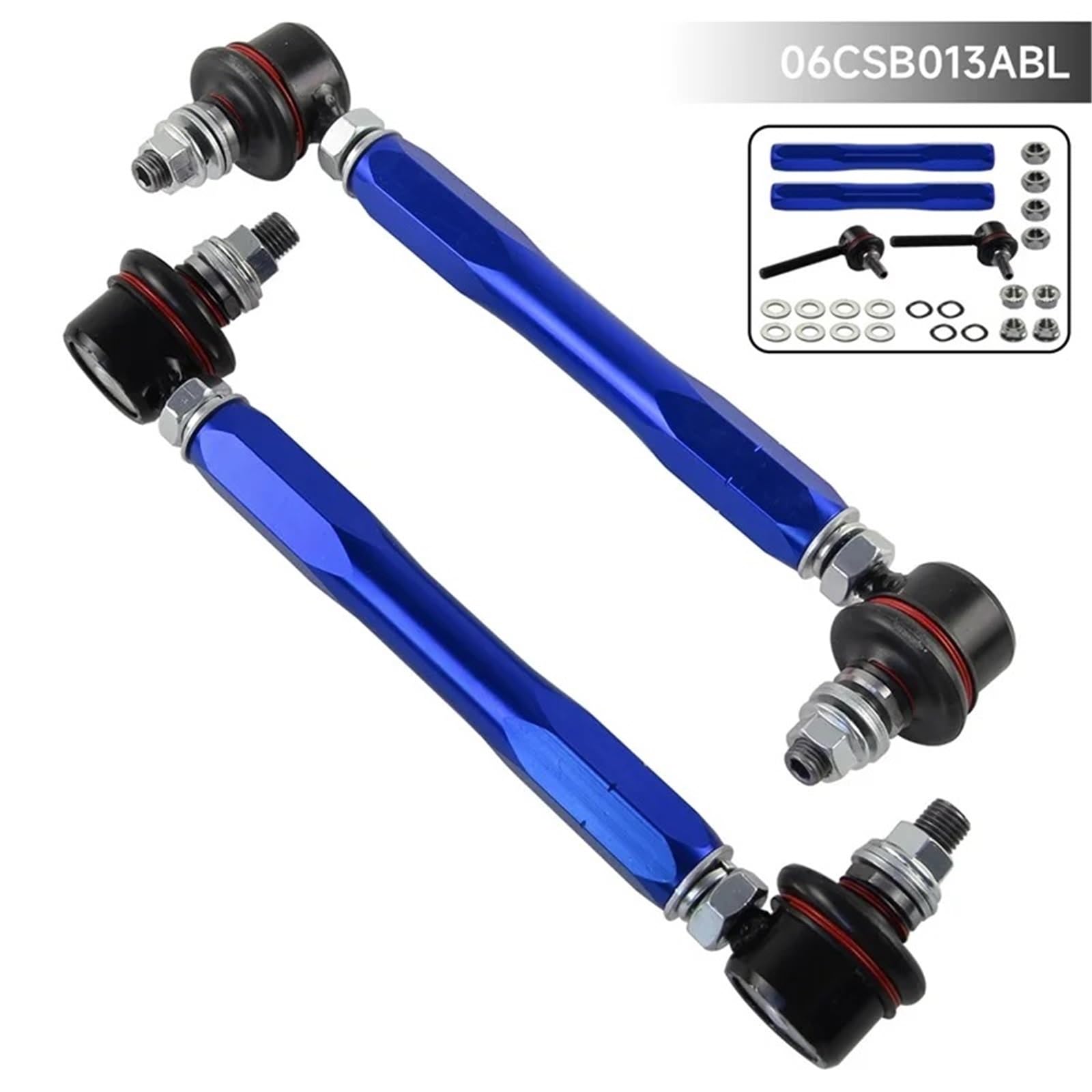 drążek teleskopowy Pasuje do Bmw, pasuje Hondy, Land Rovera, Lexusa, drążek stabilizatora, regulowane łączniki przód/tył 10 mm x 210-260