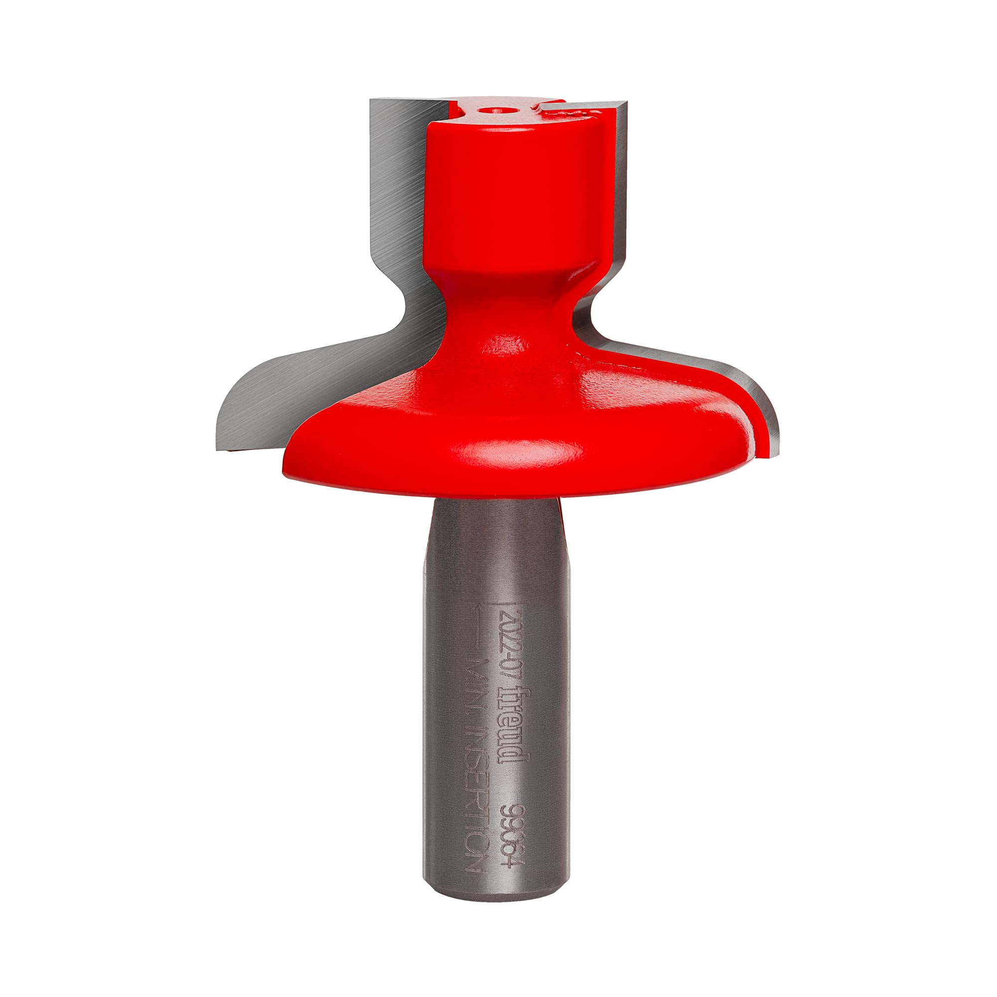 Freud Finger Pull Door Lip Bit for Door and Window - Ideal for Milling Finger Pull Edge on Cabinet Doors and Drawer Fronts - 1-3/4" Diameter, 1/2" Shank - 99-064