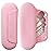 AGIKET Silicone Makeup Brush Holder Travel Cosmetic BagSoft Portable Cosmetic Face Brushes Holder with Upgrade Anti-Fall Out Magnetic Closure, Large Travel Makeup Brush Case - Pink