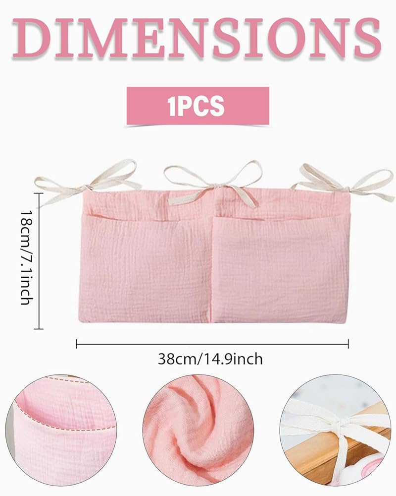 Tasche Da Comodino 2 Pezzi Tigerkinwit - Impermeabili - Con Ganci - Per Telefono, Libri, Occhiali