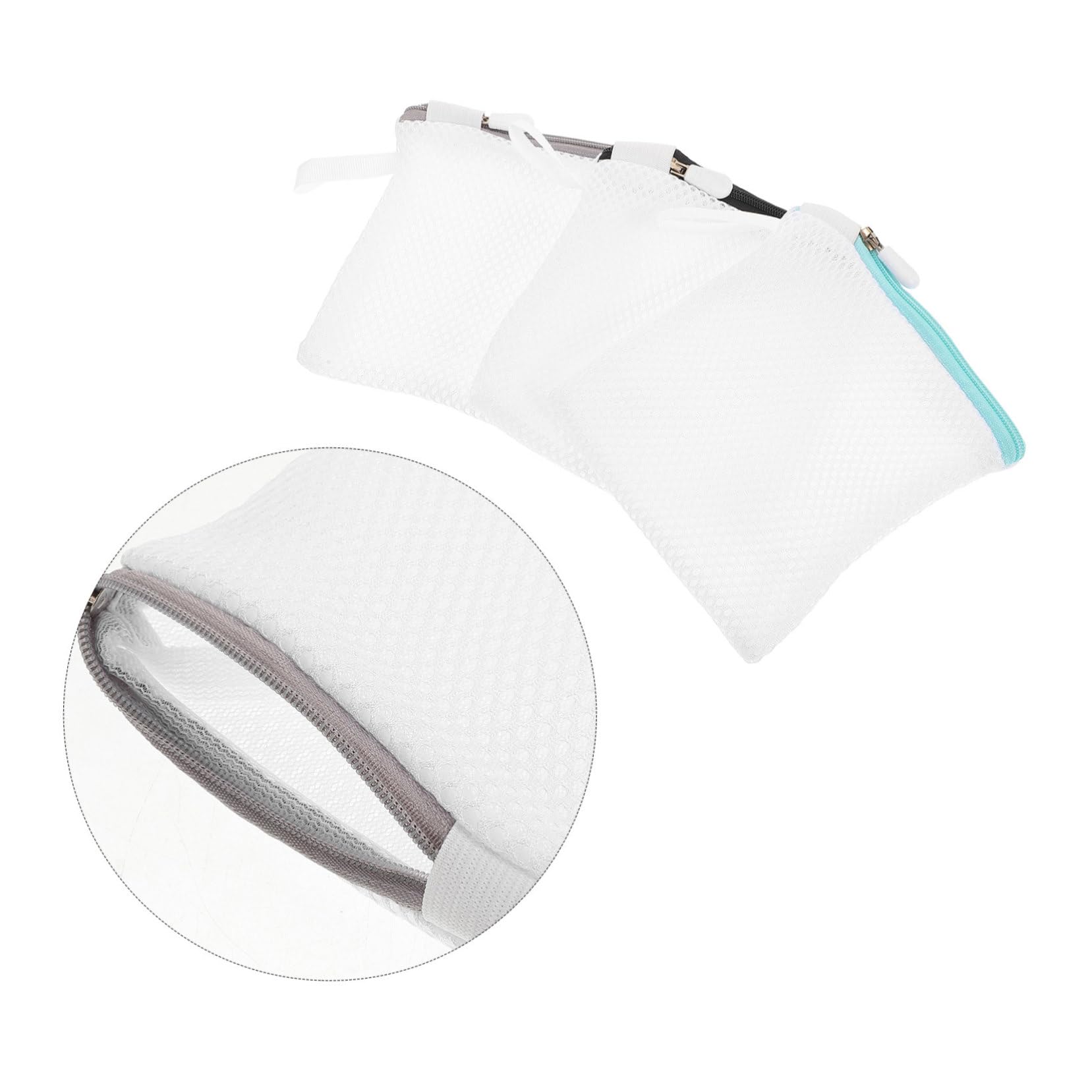 Alipis 24piezas Bolsa De Lavandería De Malla Reutilizable Para Ropa Organizador De Lavado Multiusos Para Ropa Interior y Calcetines Para Viajes y Camping