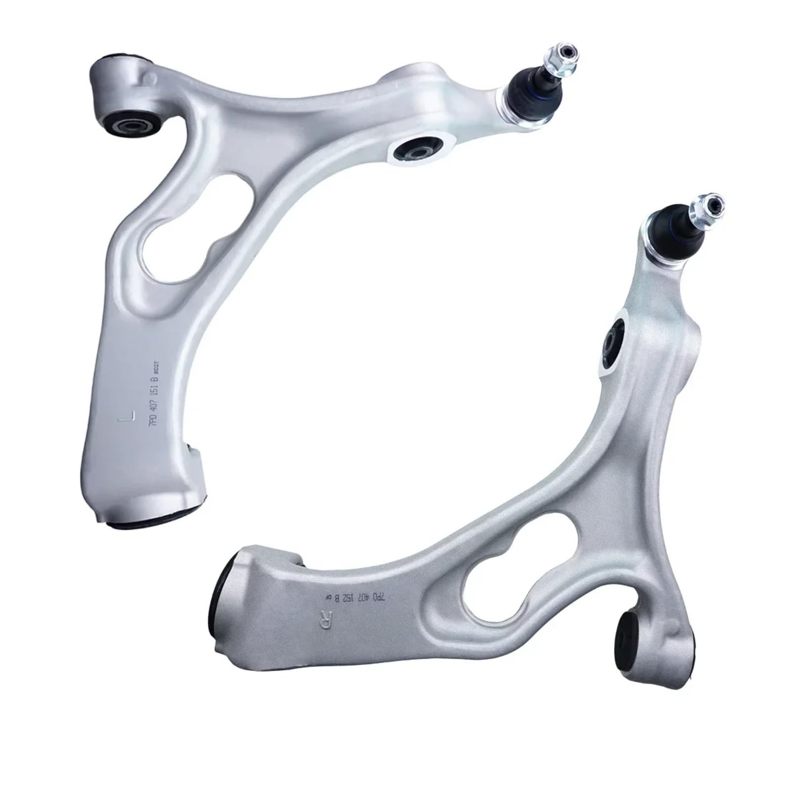 Bras Suspension Compatible avec pour Cayenne 958 92A 2010 2011 2012 2013 2014 2015 2016 2017 4 Pièces Rotule De Bras De Commande De Voiture 7P0407151B 7P0407152B