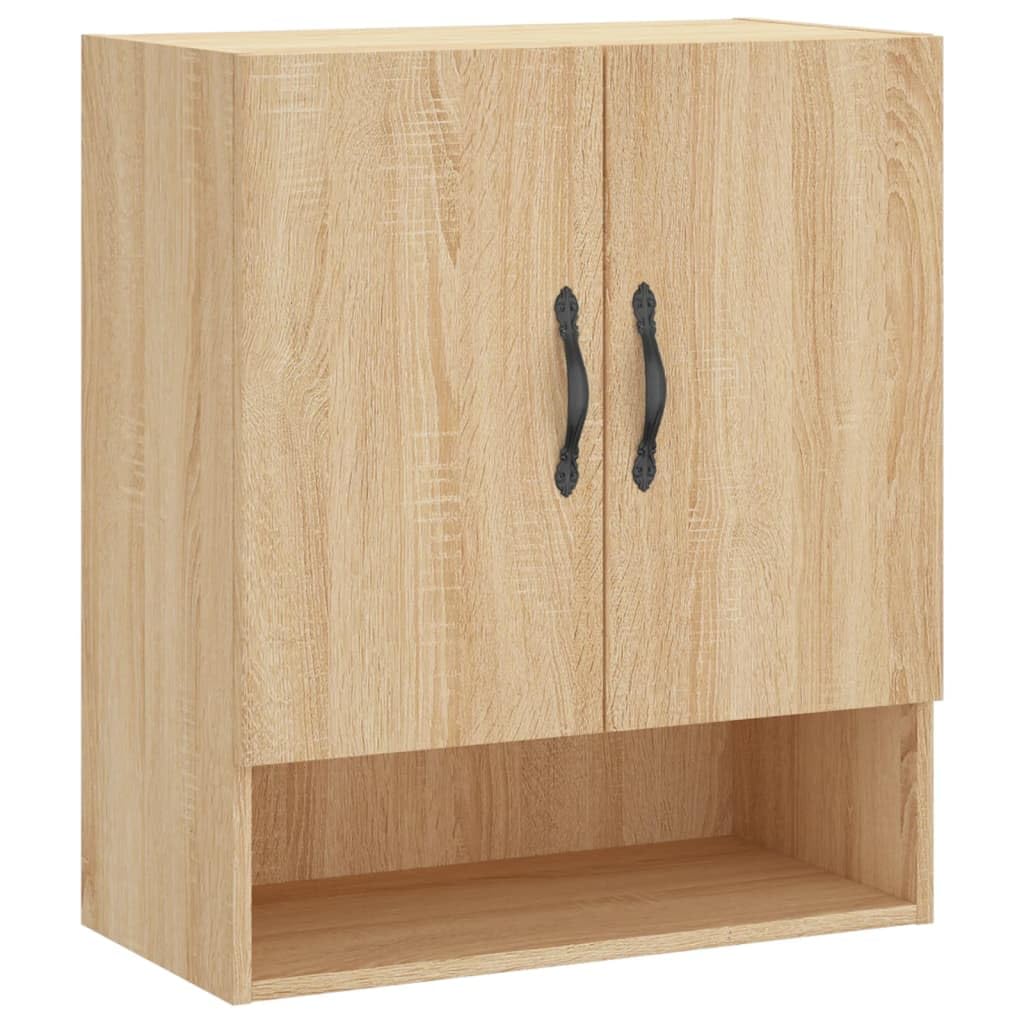 Armoire suspendue cuisine et salon en bois de chêne Sonoma