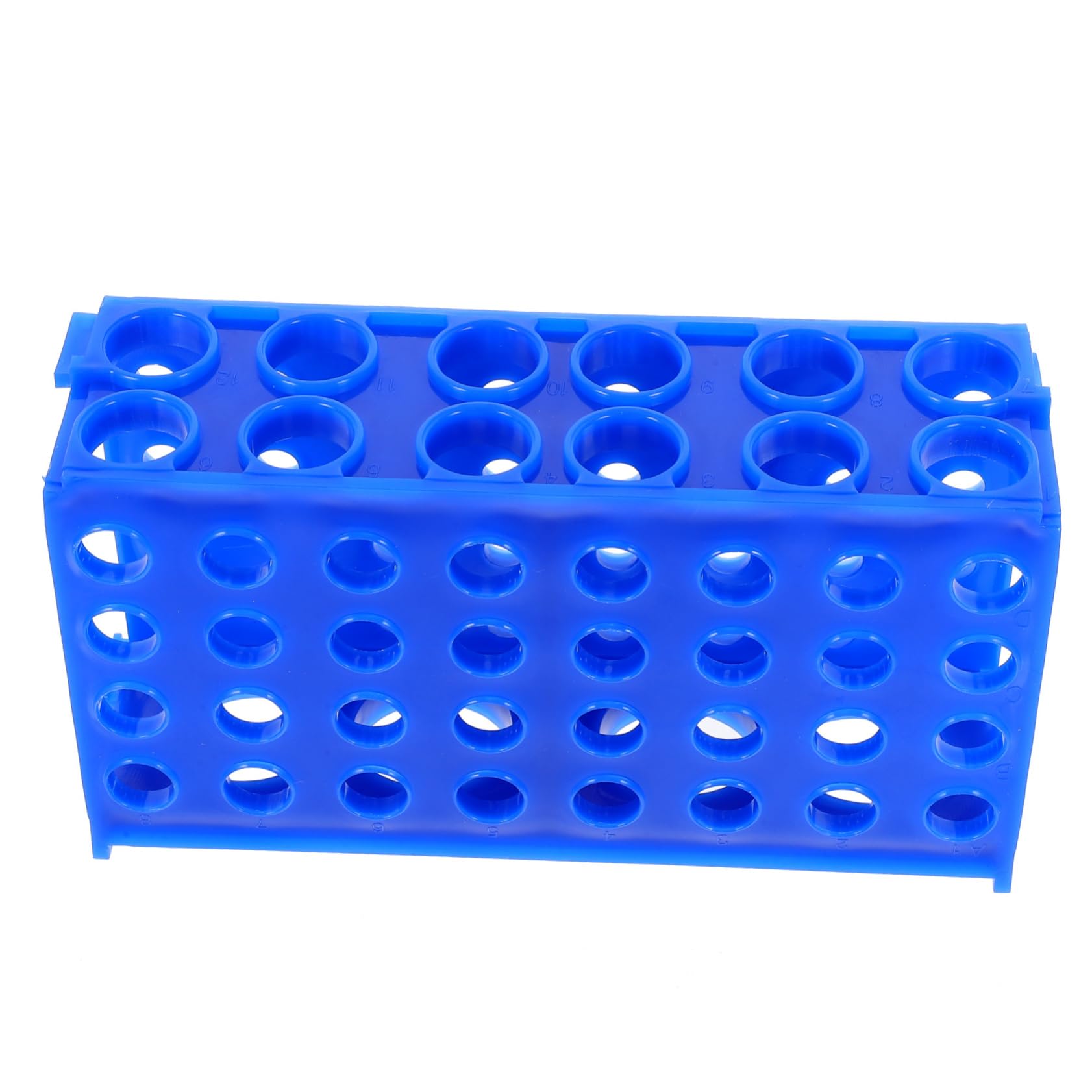 SOLUSTRE 5pezzi Porta Provetta Multiuso Da Laboratorio Supporto Stabile Per Provetta e Tubo Di Campionamento Organizzatore Versatile Per Esperimenti Biologia e Chimica Facile Da Pulire e