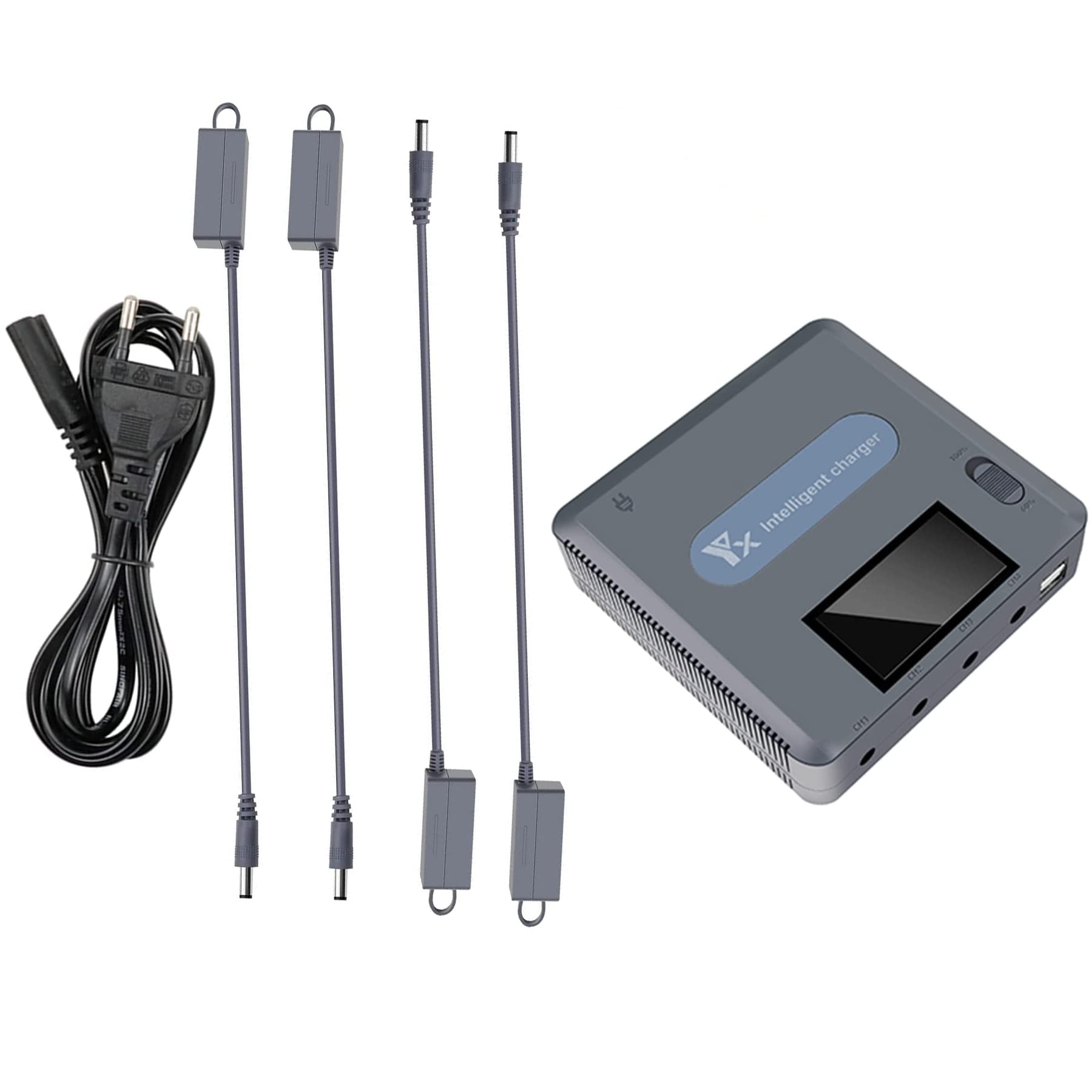 Chargeur Intelligent Hub Station de Charge Écran LCD 6 en 1 Double Mode pour DJI Mavic 3 Drone