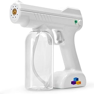 800ML Cordless Charging Electric ULV Sprayer Portable fogger Machine Disinfection Machine, Nano Sterilization Atomizer, Disinfection Blue Light Na.nos Steam Spray, for Disinfection