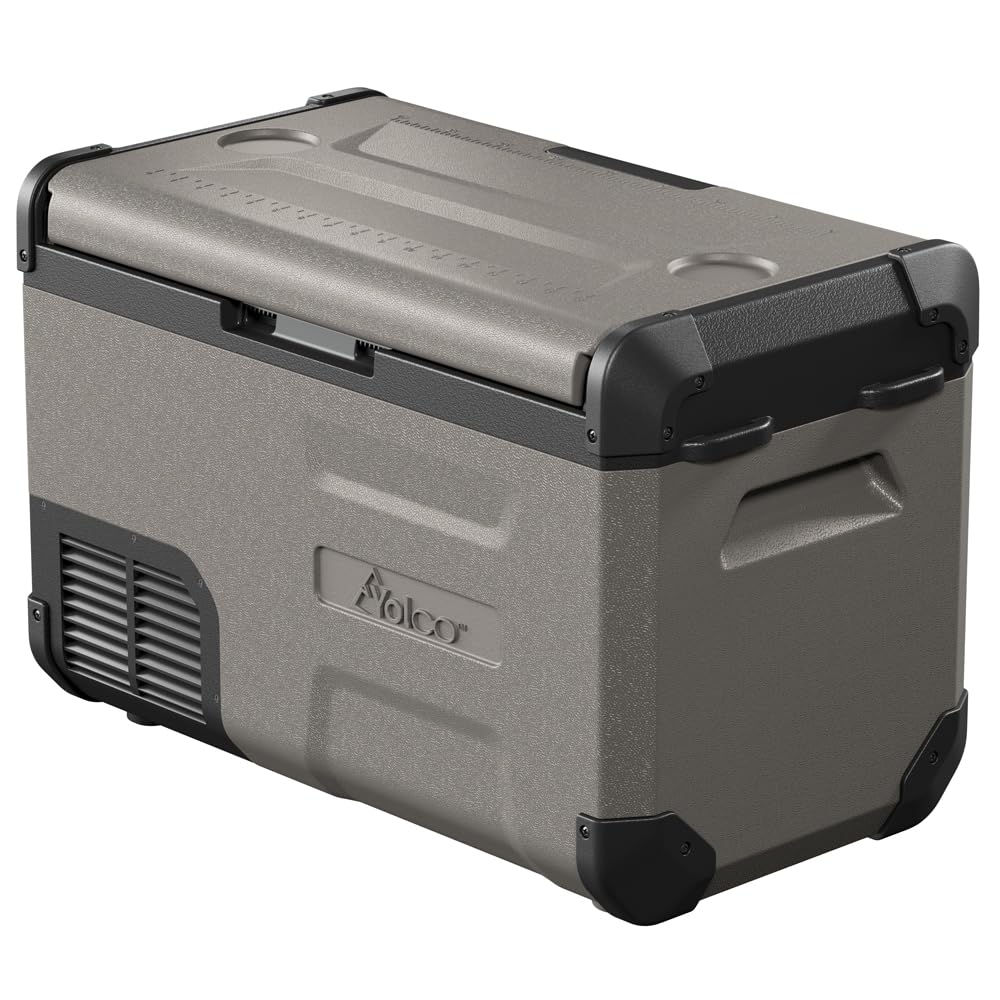Yolco Kompressor Kühlbox 18L oder 25L, 60W, für Camping, Auto & Reisen | Kühlt bis -20°C, 12V/24V/230V, Bluetooth App, Akku- & Solaroption, USB, für Auto, Festival & Outdoor