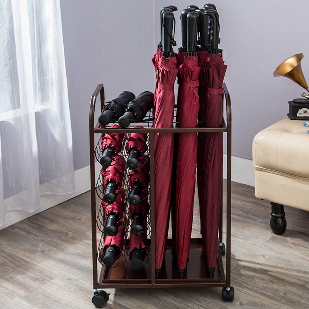 Porte-parapluie extérieur pour porche et entrée de maison style vintage bronze