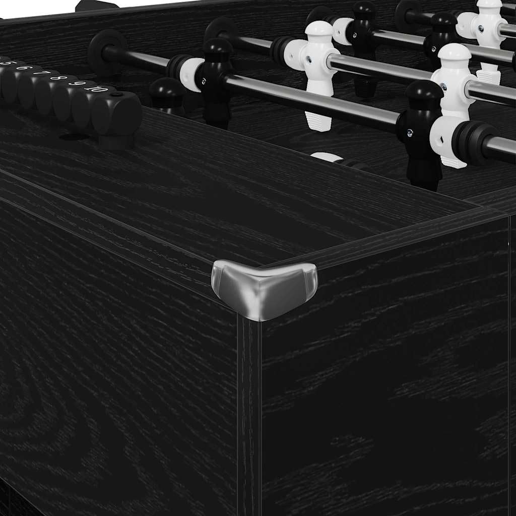 Moderno biliardino in legno con tubi in acciaio e maniglie ergonomiche per la sala giochi