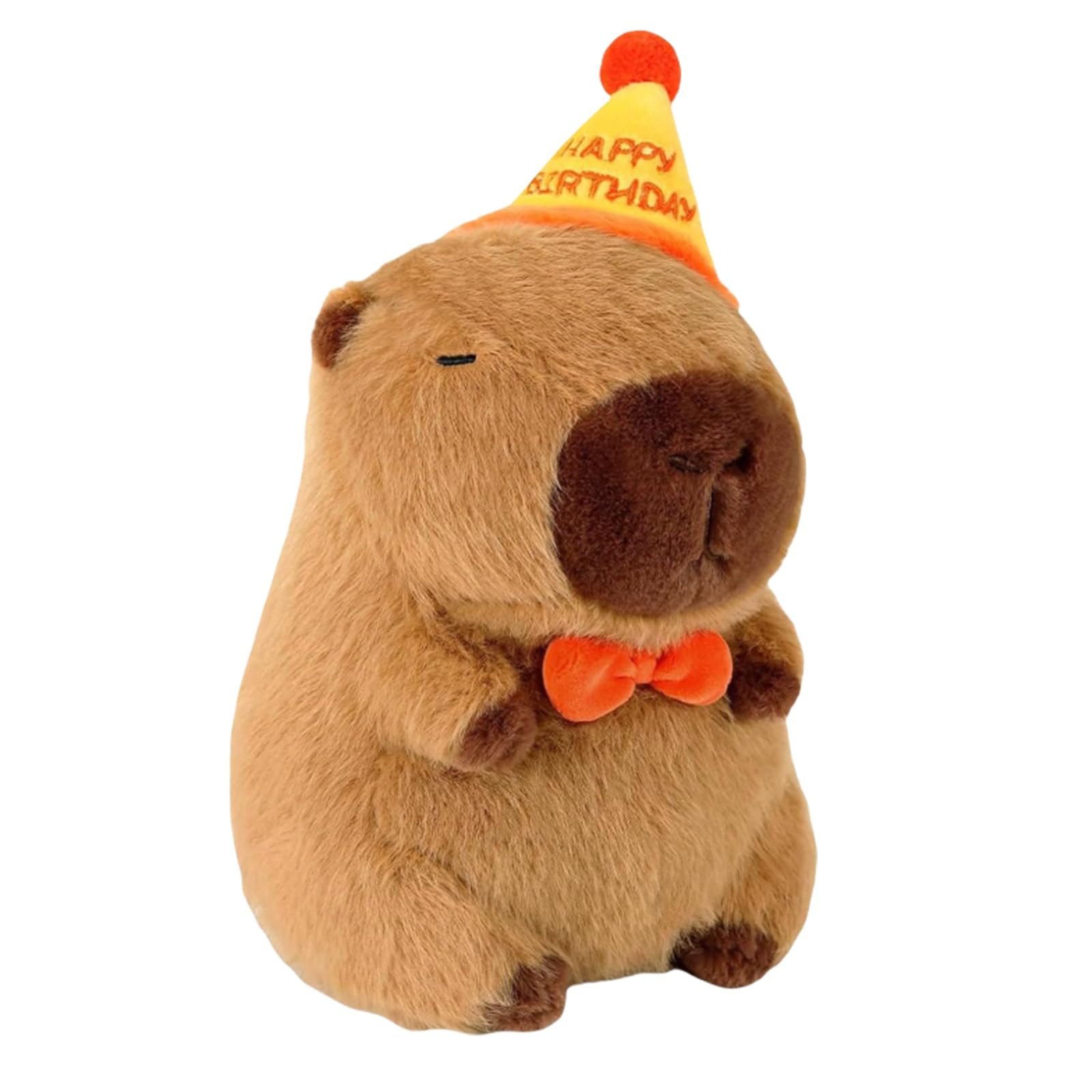 MUNSKT 1 x Capybara Plüschtier mit Hut, Geburtstag, Plüsch, Spielzeug für einen Freund, Kapibara für die Party