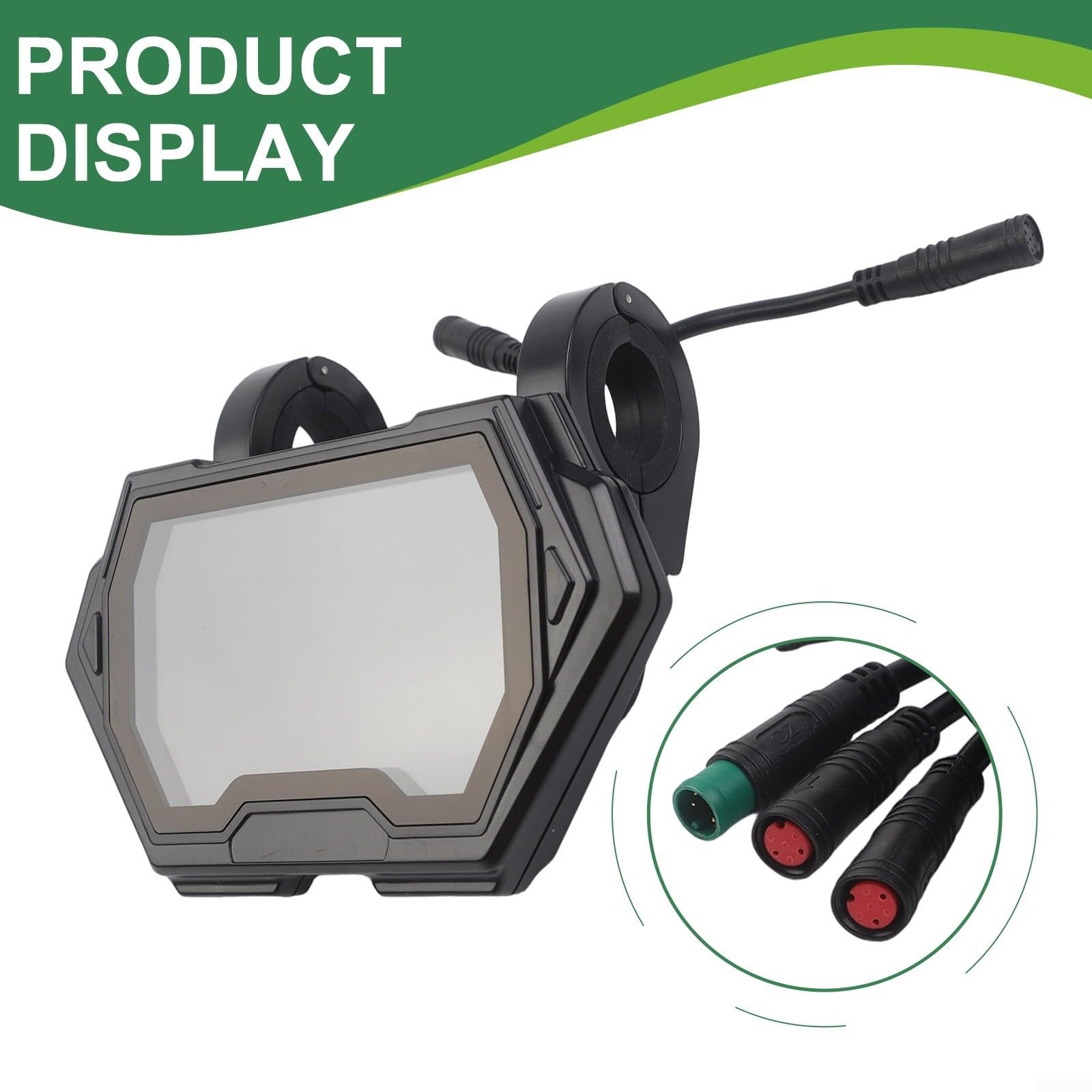 Panel de instrumentos de pantalla digital para scooter eléctrico, para KUGOO para G2 Pro y para modelos KUKIRIN, tablero LCD HD con monitoreo de velocidad y kilometraje