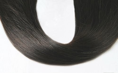 Extensiones de cabello humano Tressmatch de 16"-18" Remy en prensa gruesas hasta los extremos, negro, café, rubio, castaño rojizo, reflejos en rojo, disponible en Yaxa Costa Rica