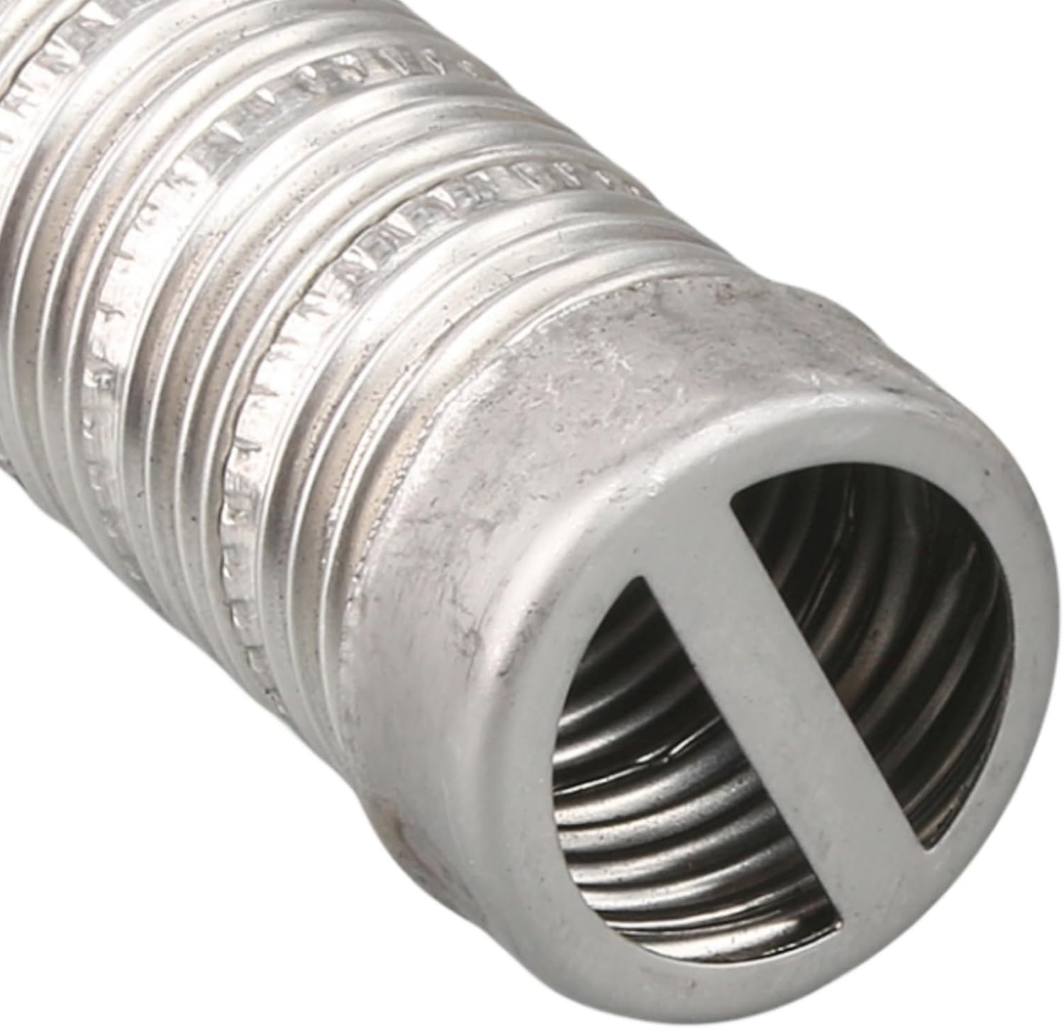 Double layer stainless steel spiral corrugated exhaust pipe, With clamps,parking heater, exhaust hose, diesel heating exhaust pipe (ID:0.94in L:59.1in)