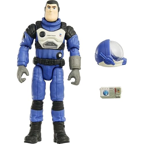 Mattel Disney and Pixar Lightyear XL-14 Buzz Lightyear Action Figure & Accessory, 5-inch Toy Collectible Inspired by the Movie