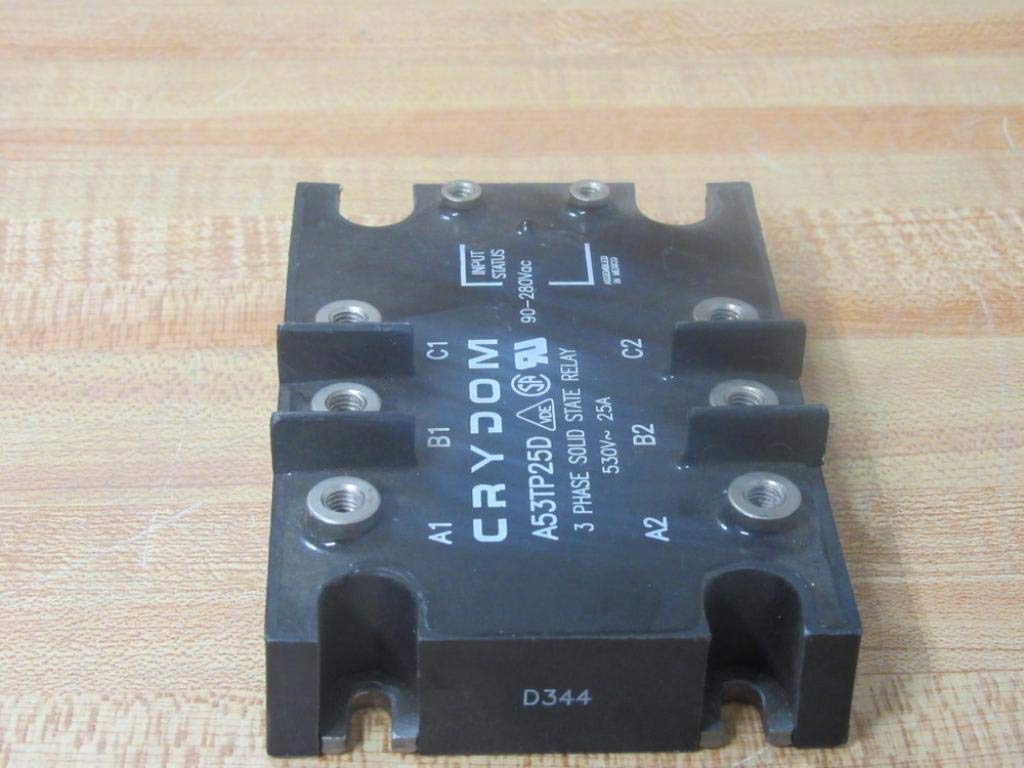 CRYDOM A53TP25D SSR, PANEL MOUNT, 530VAC, 280VAC, 25A