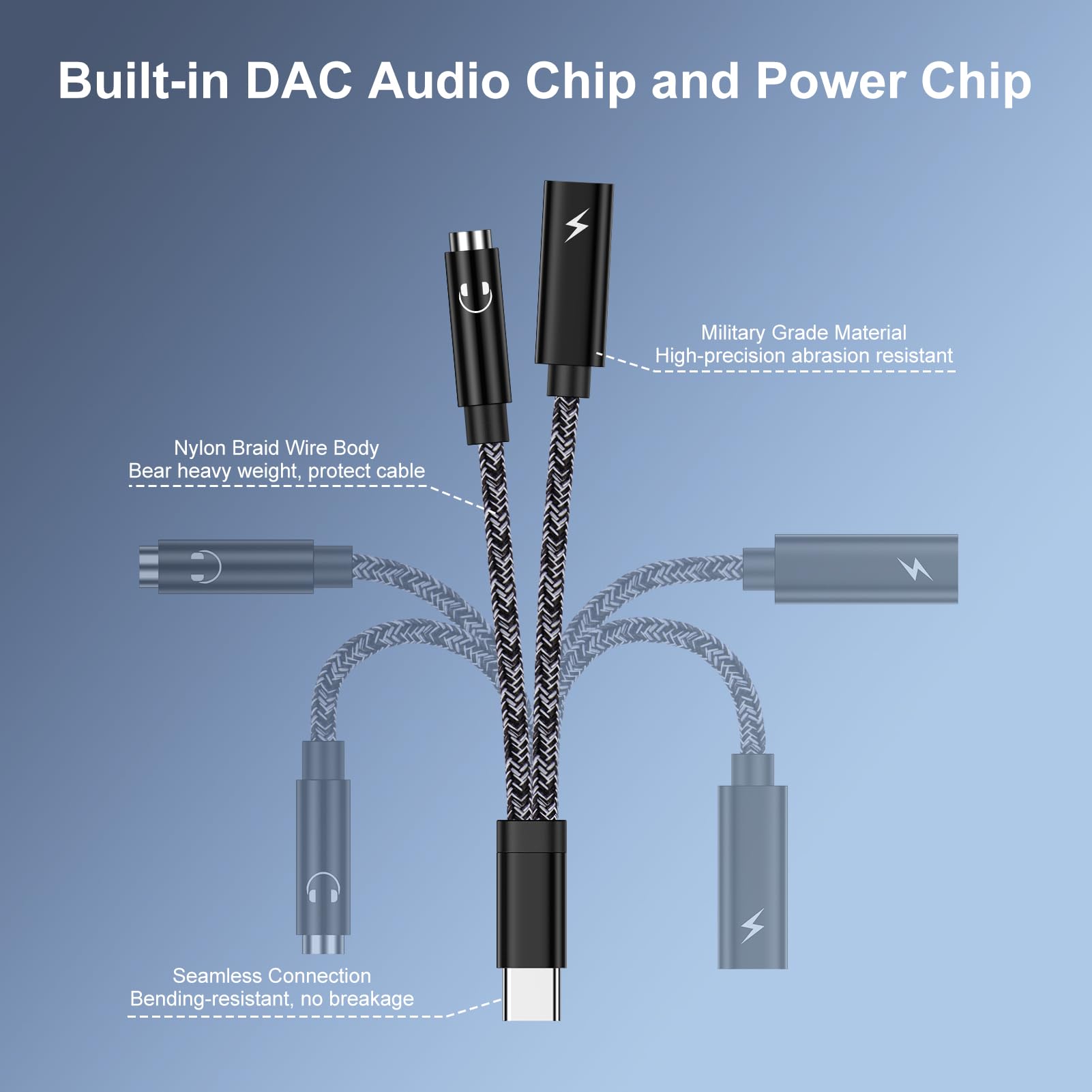 Amazon.com: Samsung Galaxy S23 Headphone Adapter, USB C to AUX Mic