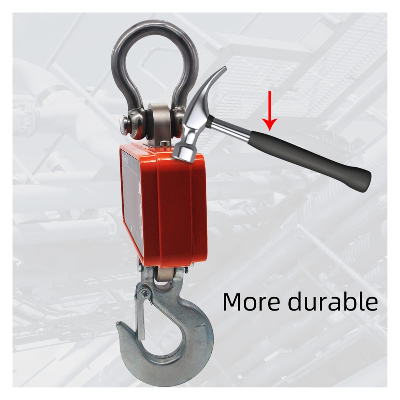 Cyfrowa waga wisząca OCS-S1 Wysoka dokładność 1000 kg 2000LBS Elektroniczna waga przemysłowa Heavy Duty Hook Scale