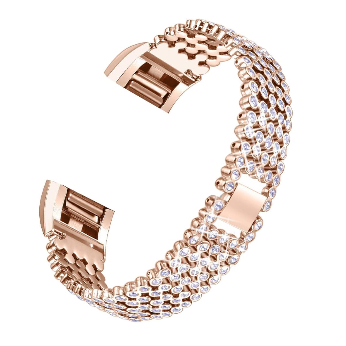Housoutil 2 Piezas Pulsera Ajustable Charge 2 Correa Reloj Para 2 Bandas Metalicas Acero Inoxidable