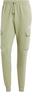 adidas Mens Essentials Fleece Regular Tapered Cargo Pantsathletic Pants