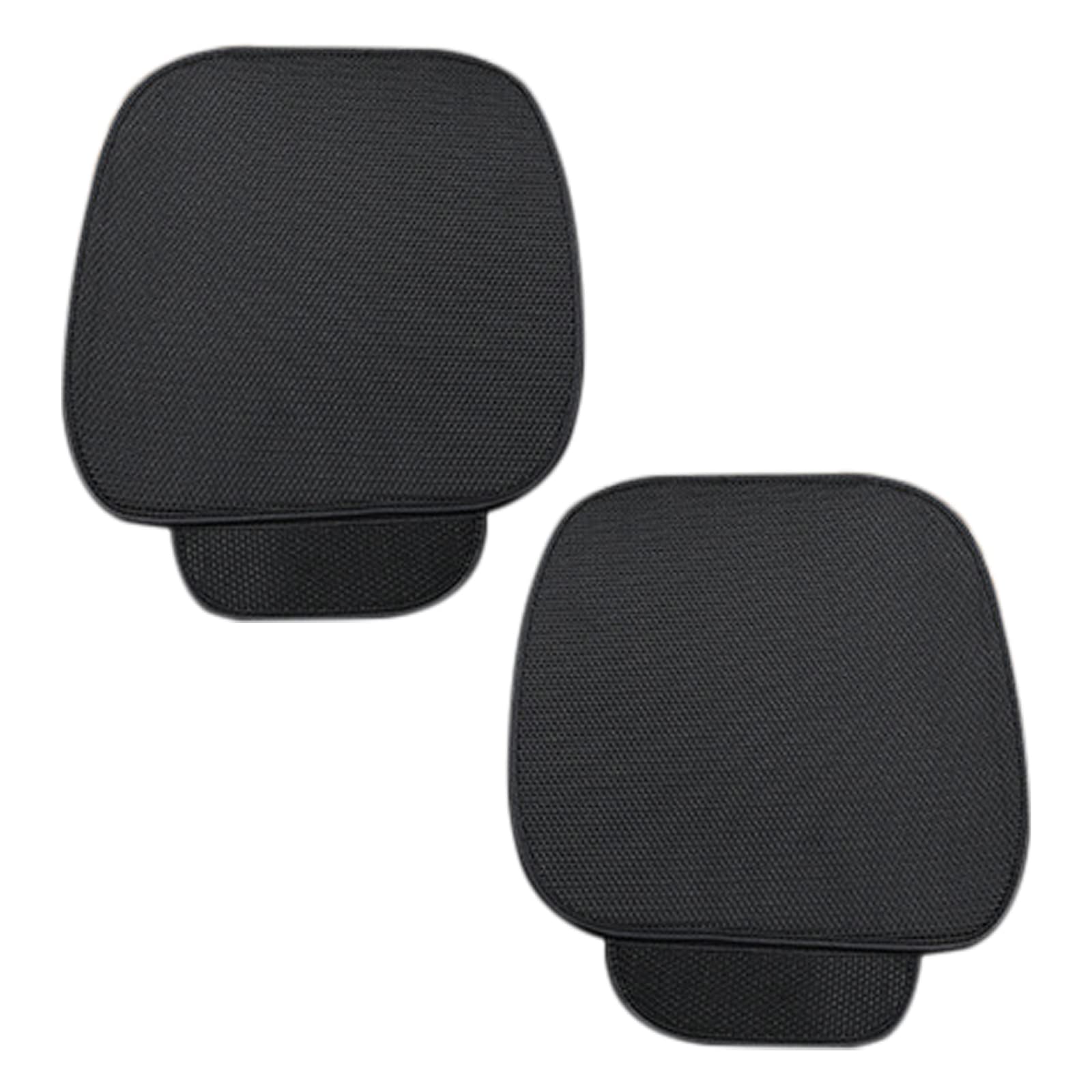 ALI2 Lot de 2 coussins de siège voiture, housses de protection de siège voiture, coussin conducteur, noir