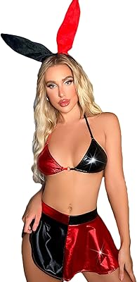 JasmyGirls Sexy Bunny Costume Naughty Devil Cosplay Liberia