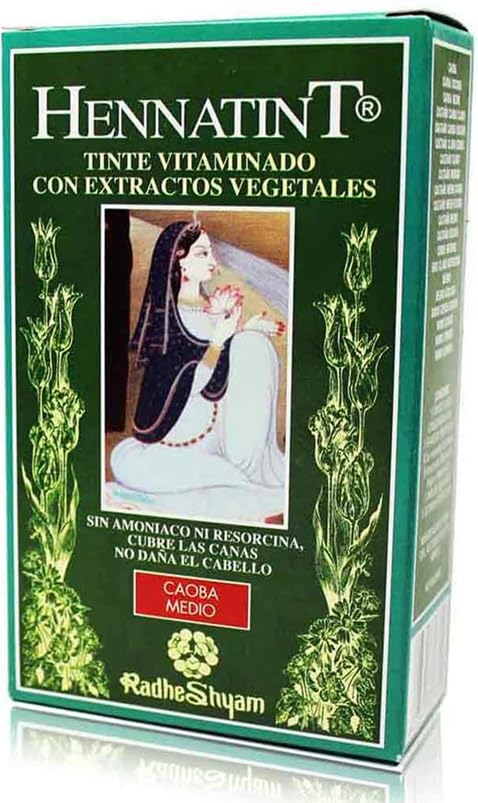 Hennatint Caoba Medio Tinte Henna para Cabello 60ml