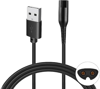 Charger Cable for Braun Shaver Series 1 3 5 7 9 Charger for Braun Shaver Charger Hair Trimmer Electric Razor 3040s 340s 9385cc 370 720 760cc 790cc 720s-4 7865cc 9090cc 9330s 5018s 7020s