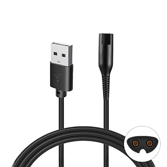Charger Cable for Braun Shaver Series 1 3 5 7 9 Charger for Braun Shaver Charger Hair Trimmer Electric Razor 3040s 340s 9385cc 370 720 760cc 790cc 720s-4 7865cc 9090cc 9330s 5018s 7020s