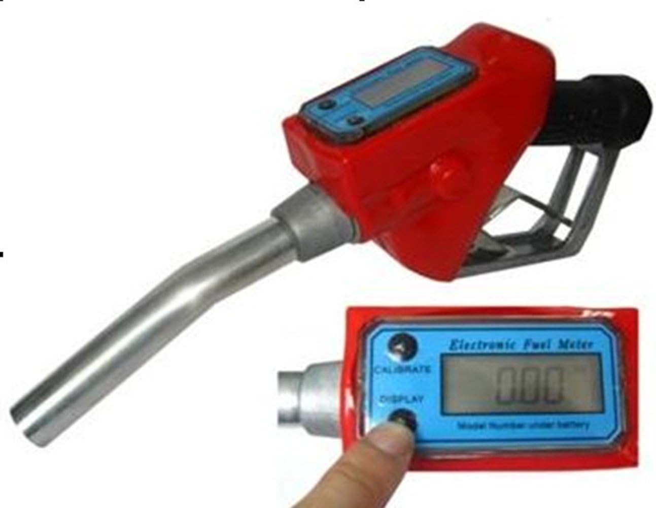 Fuel Gasoline Diesel Petrol Oil Delivery Gun Nozzle Dispenser with Flow Meter