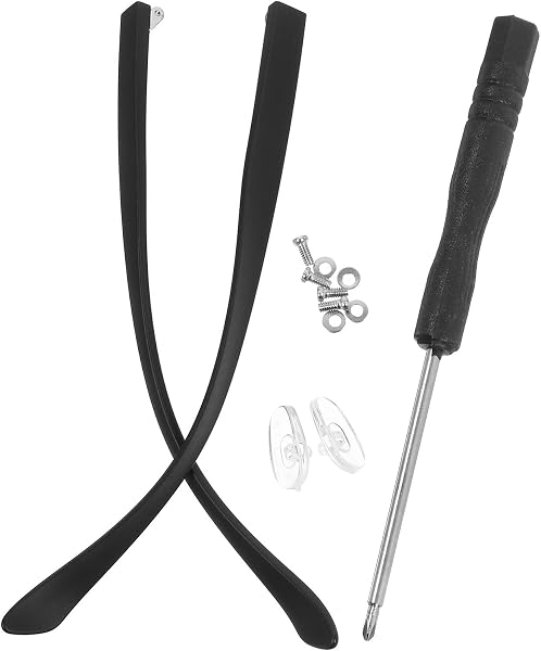 Patillas de Gafas de 8 MM de Ancho, Repuesto Flexible para Gafas de Sol, Ideales para Uso Prolongado y Reemplazo Sencillo - 1